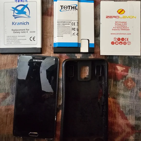 Samsung Smartphone with Black Display